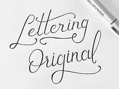 Lettering copic cursive font handlettering handmade lettering original type