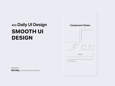 Smooth UI Design #03 adobe xd ui ux