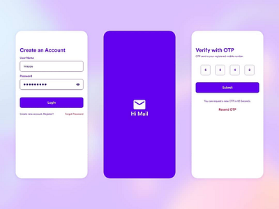 Mail App UI Design