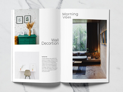 interior design catalog branding design illustration