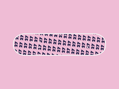 W27 Pink & Purple II pattern pink purple simple skateboard vector