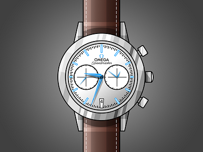 Omega Illustration design illustrate illustration omega ticktock time watch watchdesign