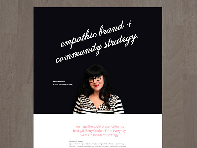Angie Sheldon - Community Strategy