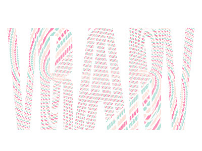 Rawwar op art palindrome typography