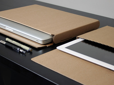 Rough Cases cardboard cases corrugated ipad macbook packaging