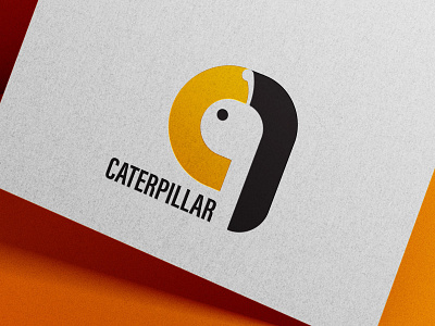 Caterpillar Logo branding caterpillar graphic design illutrator logo