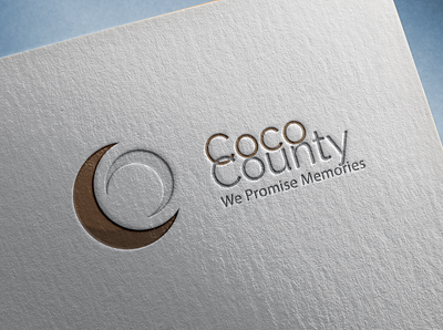 Coco County branding logo design stationary