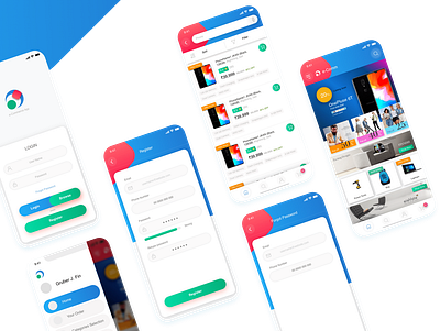 e-Commerce App app ui ui uiux ux
