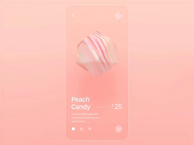 Soap Store 3d animation app branding ecommerce geometic gradient marble minimalism mobile product product designer soap store studio the glyph ui ux video web design