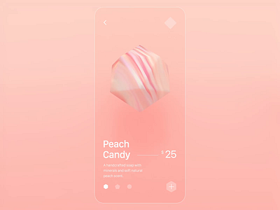 Soap Store 3d animation app branding ecommerce geometic gradient marble minimalism mobile product product designer soap store studio the glyph ui ux video web design