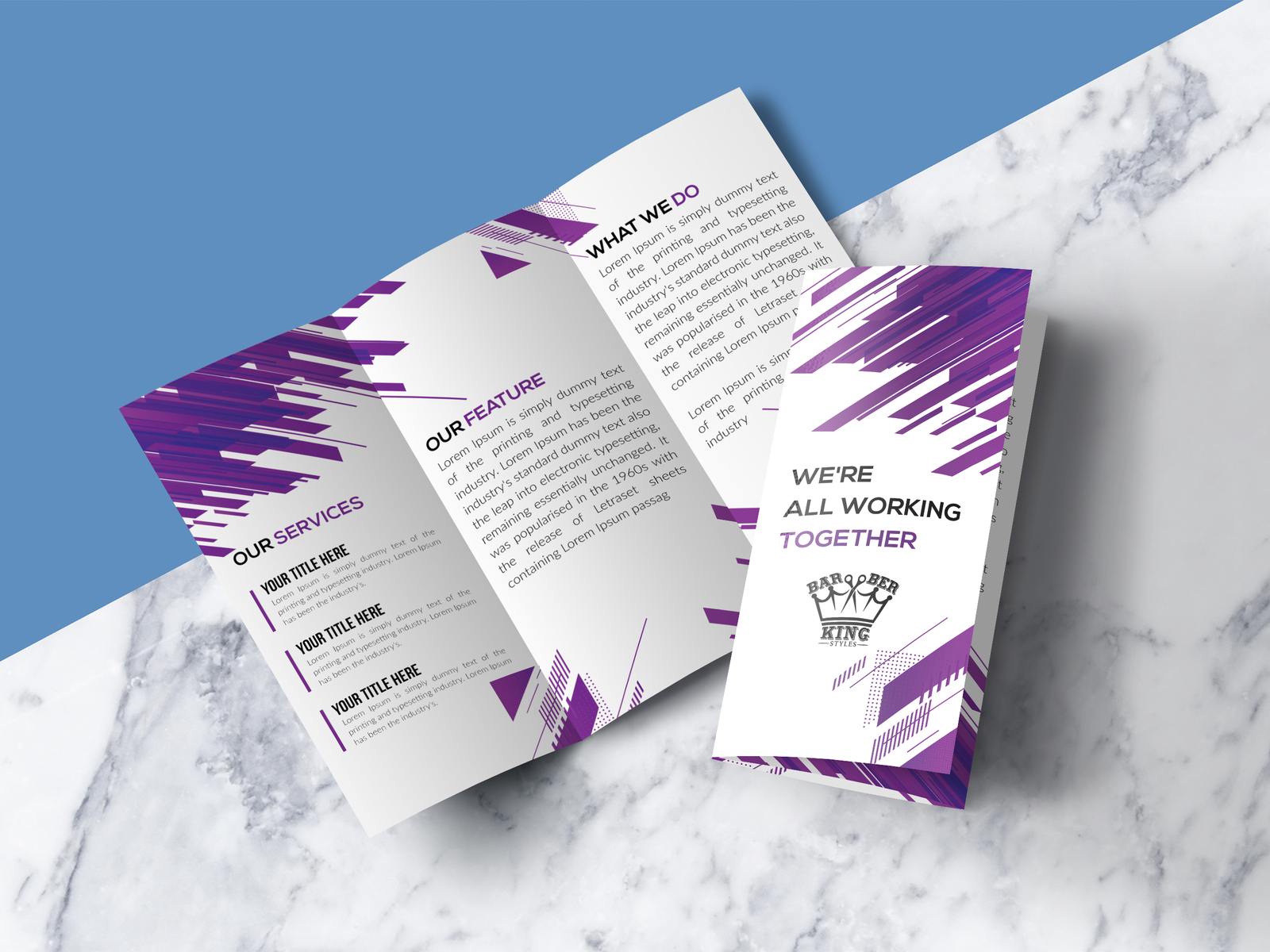 Tri-Fold Brochure Design 02 by Rayhan Nasir on Dribbble