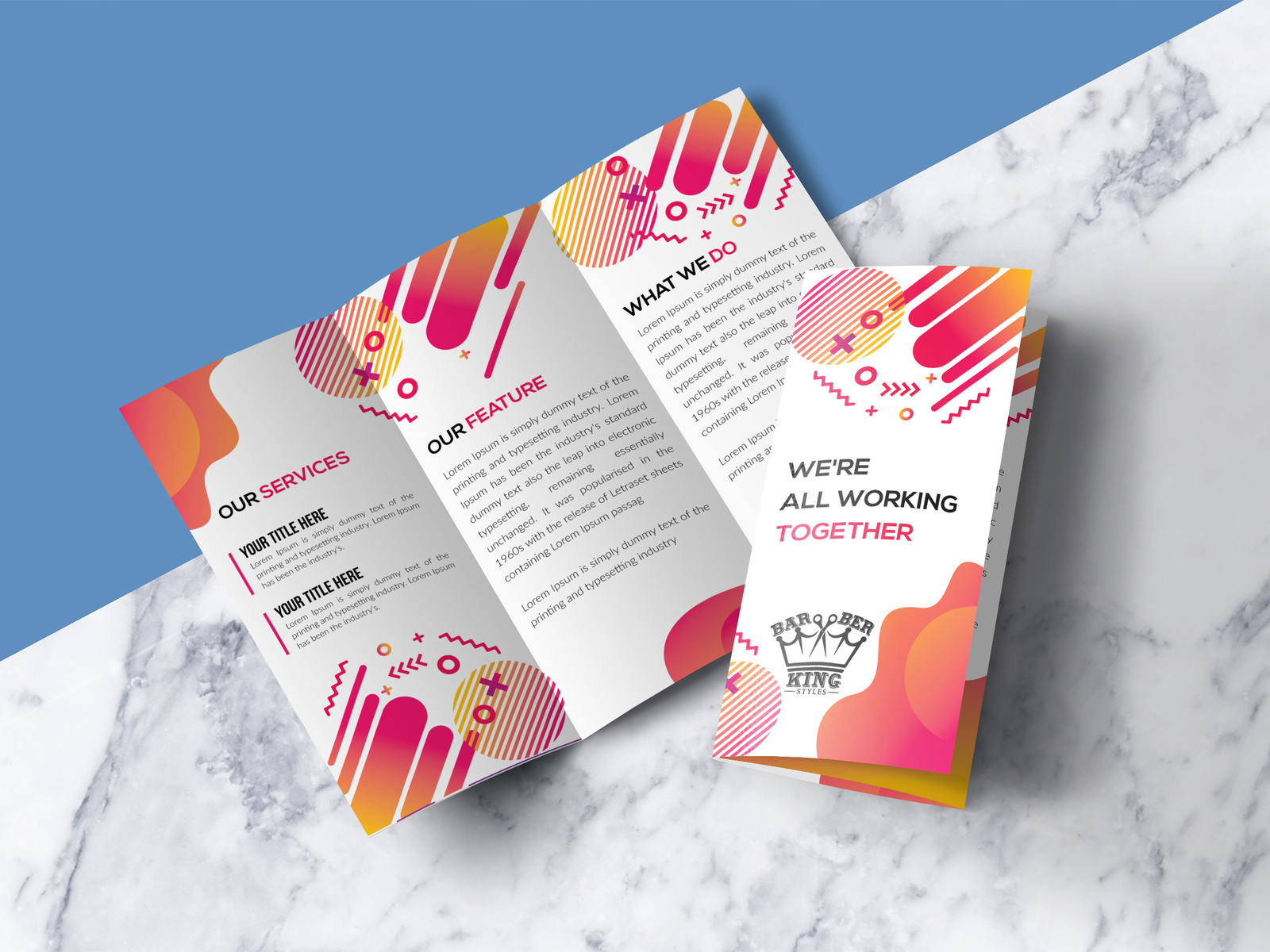 Tri-Fold Brochure Design 03 by Rayhan Nasir on Dribbble