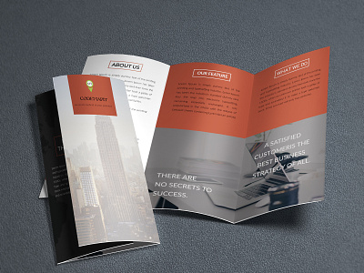 Tri-fold Brochure design bi fold bi fold brochure brochure brochure design brochure mockup creative design flat graphic minimal tri fold brochure