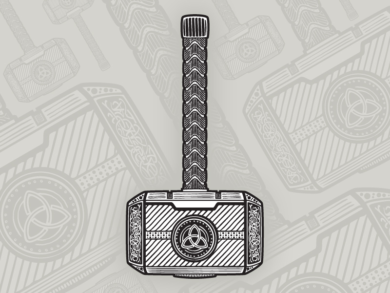 101 Best Amazing Mjolnir Tattoo Designs You Need To See  Outsons
