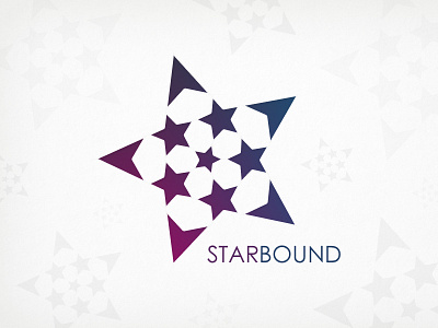 Starbound arrows branding brandmark direction logo star