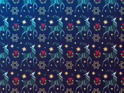 christmas pattern wallpaper