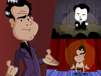 Jimmy Carr DVD Extras animation caricature character animation character art character concept illustration
