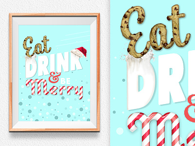 Eat, drink, and be Merry christmasholidayfoodtype