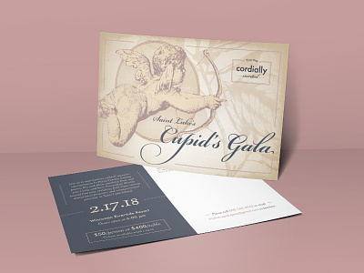 Cupid's Gala invite Postcard