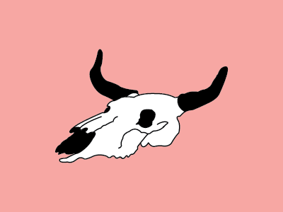 Personal Branding branding illustration ox personal skull