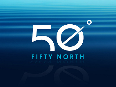 Fifty North branding canadian compass logo modern newfoundland seafood