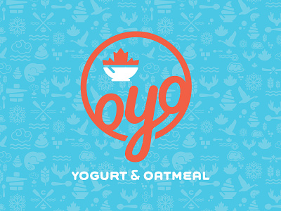 OYO canadian dairy fun logo oatmeal restaurant yogurt
