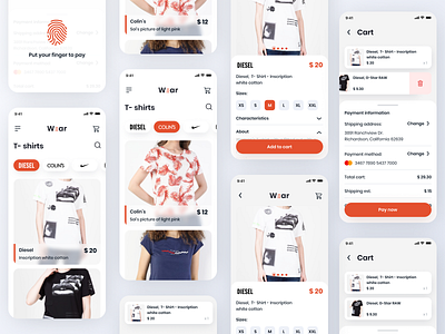 Clothing shop app design app brand clothes clothing clothing app design design app ecommerce fashion popular shop shopping app ui uidesign uiux