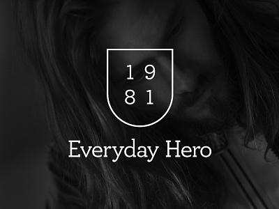Everyday Hero black and white boots branding clean logo logotype