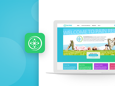 Pain Relief Revolution: Homepage chronic pain community platform drupal experience design platform development ui ux