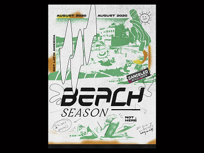 Beach Season I Poster Design art artwork dailyposterdesign design graphic illustration poster poster design