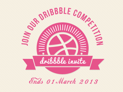Win your invite for Dribbble competition contest dribbble invite