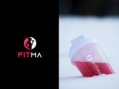 FITMA app branding design fitma fitness logo flat gym logo icon illustration logo logo design typography usman usman chaudhery vector web
