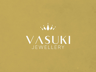 VASUKI JEWELLERY branding design flat icon illustration jewellery jewellery logo jewellery shop logo logo design typography usman usman chaudhery vasuki jewellery logo vector web