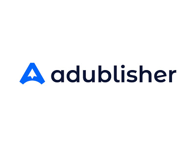 Adublisher Logo a logo adublisher adublisher logo app branding design facebook flat icon illustration logo logo design typography usman usman chaudhery vector web