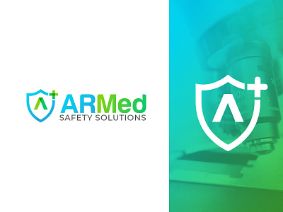 ARMed Safety Solutions armed branding design icon logo logo design medical medicine