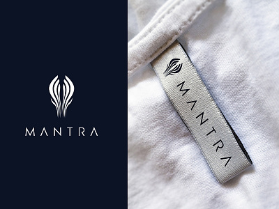 Mantra | Branding app branding cloth clothbrand design flat icon illustration logo logo design mantra minimal typography usman usman chaudhery vector web