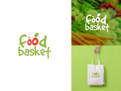 Food Basket app basket branding design flat food food app food basket icon illustration logo logo design store app store logo typography usman usman chaudhery vector web