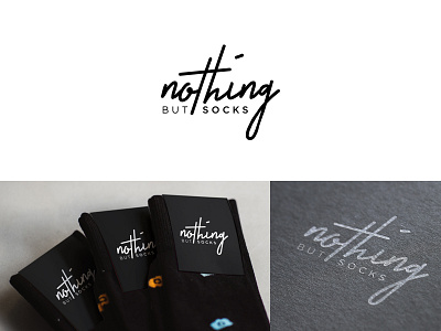 Nothing But Socks app brand identity branding custom design flat hand drawn icon illustration logo logo design nothing nothing but socks socks socks logo typography usman usman chuadhery vector web