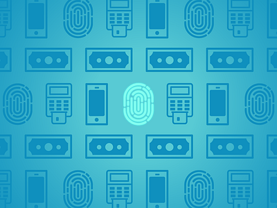 Secure Payments biometrics fingerprint money pattern payment phone security