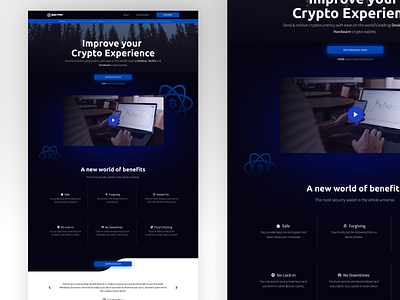 Electrum Website crypto cryptocurrency electrum redesign ui website website concept website design