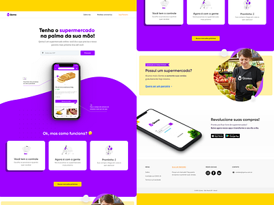 Qoma - Grocery Delivery | Landing Page
