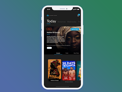 Cinema App UI