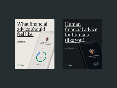 Human Financial Advice branding design finance financial services financial technology fintech ui ux