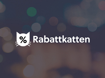 Rabattkatten identity logo