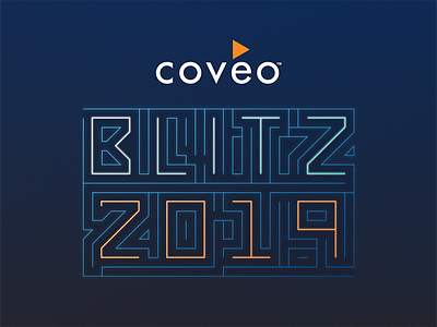 Coveo Blitz 2019 branding competition coveo hackathon maze