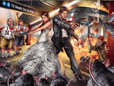 Subway Avengers avengers invite subway wedding