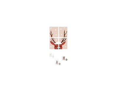 Ho Ho Ho 🎄 Reindeer on lockdown visits 🏠 christmas covid ho ho ho lockdown reindeer snow window