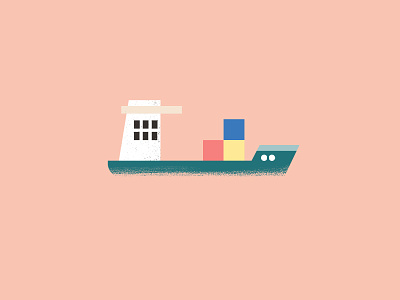 Shipping boat sea ship