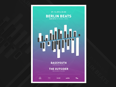 Flyer: Berlin Beats November 2016 bangkok berlin flyer poster techno