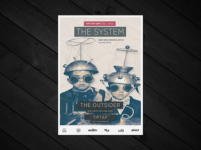 Flyer: The System 02 bangkok flyer poster techno
